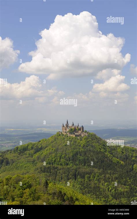 Germany Baden Wurttemberg Castle Hohenzollern Stock Photo Alamy