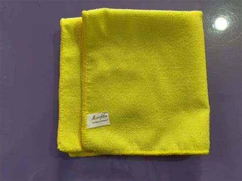 Size 40 Cm Yellow Microfiber Cleaning Cloth At Best Price In Bengaluru