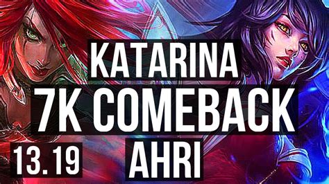 Katarina Vs Ahri Mid Penta Comeback 700 Games Legendary 1 2m