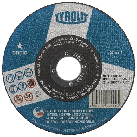 TYROLIT DPC 2 IN 1 BASIC METAL CUTTING GRINDING DISCS FWB Products