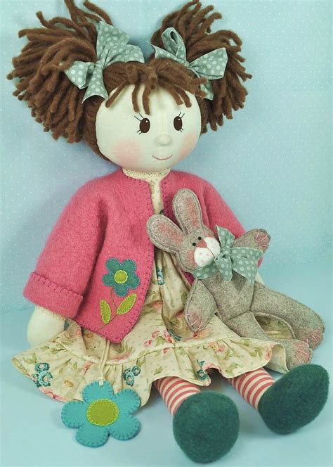 Millie And Rosie Rag Doll Pattern Folksy