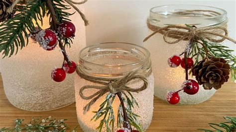 Diy Weihnachts Deko Verschneite Windlichter Styles Stories Der