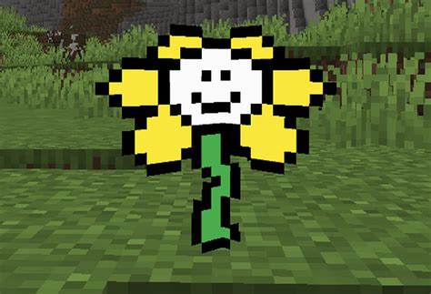 Flowey The Flower Minecraft Minecraft Texture Pack