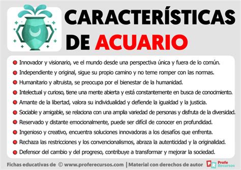 Características del Signo Acuario