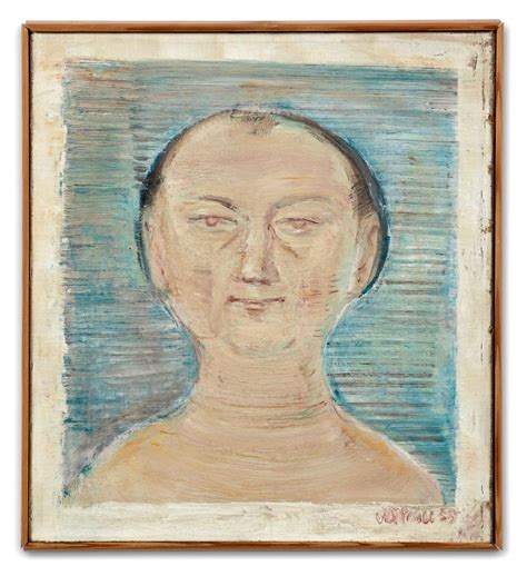 Bid Now Massimo CAMPIGLI 1895 1971 Autoritratto 1959 Huile Sur Toile