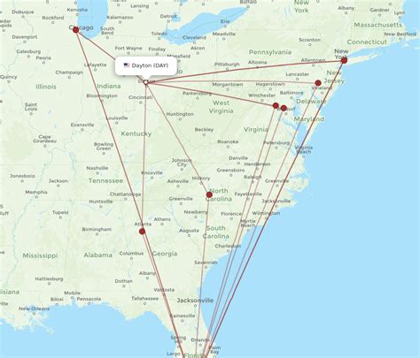 Flights From Fort Myers To Dayton Rsw To Day Flight Routes