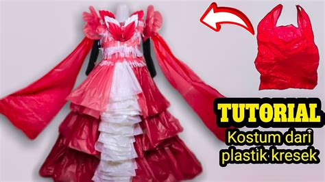 Ide Kreatif Membuat Baju Dari Plastik Kresek Gaun Kostum Karnaval