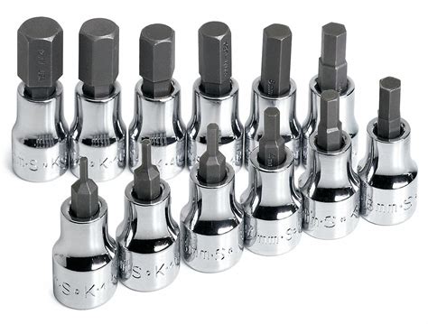 Sk Professional Tools In Drive Size Pieces Socket Bit Set