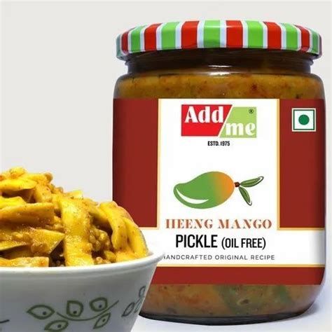 Spicy Heeng Mango Pickle Packaging Size 500 Gram Packaging Type Jar