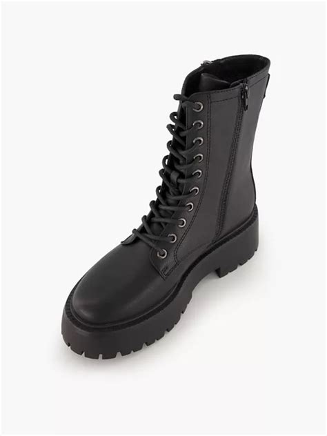 Catwalk Boot Lacet En Noir Dosenbach