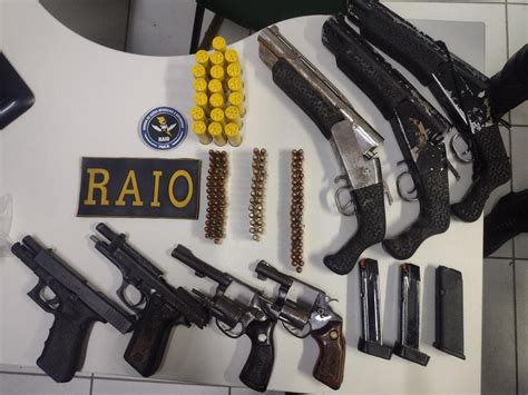 Policiais do Raio retiram de circulação mais de 2 mil armas de fogo no