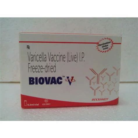 Chickenpox Vaccine, Dose: 0.5 mL at Rs 75/pack in Nagpur | ID: 19632996855