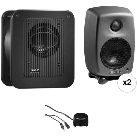 Genelec Studio Monitor Kit With Subwoofer And Stereo