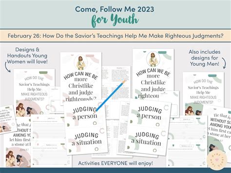 Come Follow Me for Youth 2023 February 26 how Do the - Etsy