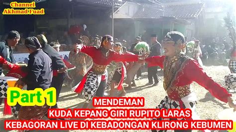 Mendeman Kuda Kepang Giri Rupito Laras Kebagoran Live Di Kebadongan