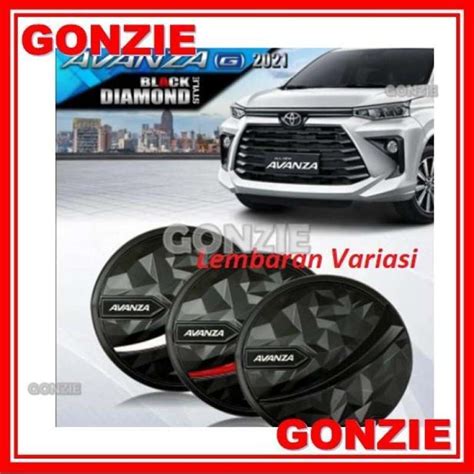 Jual Cover Tank All New Avanza Black Diamond Style Tank Cover