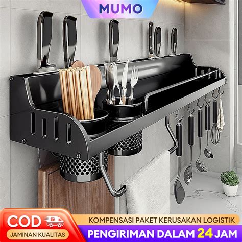 Jual Rak Bumbu Dapur Rak Dinding Stainless Steel Rack Bumbu Gantung Rak