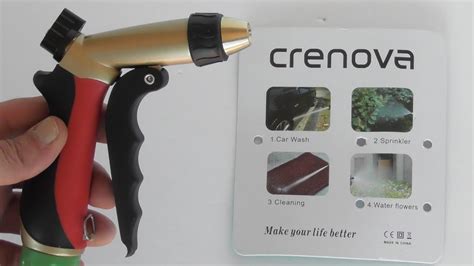 Crenova HN 04 Garden Hose Nozzle Sprayer YouTube