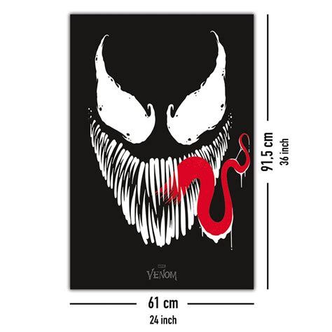 Poster Marvel Comics Venom Face En Vente Sur Close Up