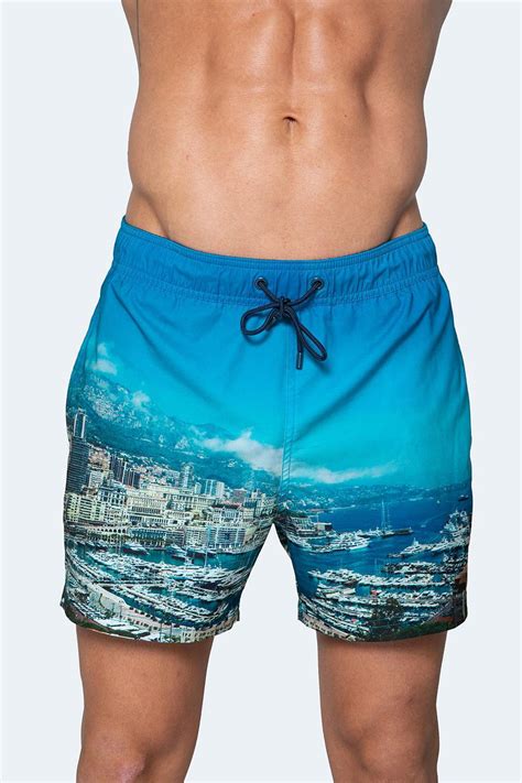 Siamo Verano Monaco Swim Trunk Blue Editorialist