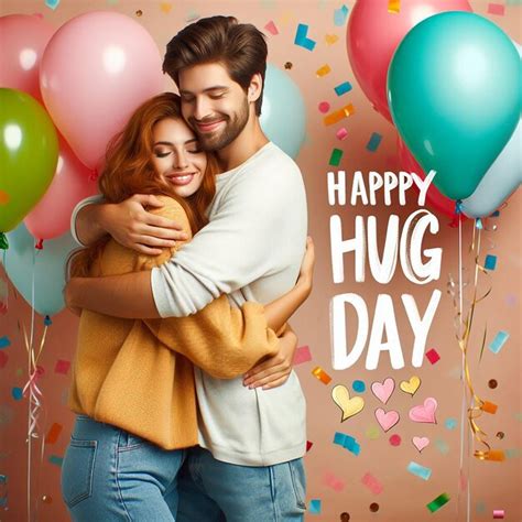 Premium Photo | Happy Hug Day