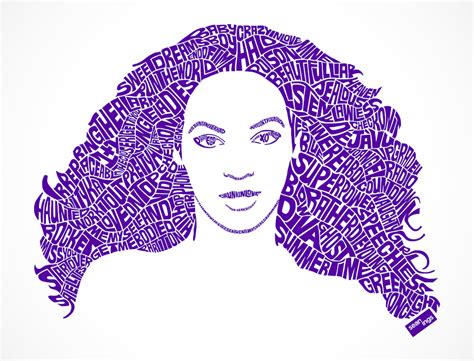 Beyonce Typographic Design - SEANINGS | Photography + Design