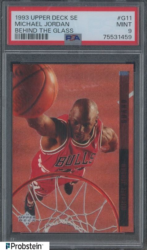 Michael Jordan Upper Deck Special Edition G Behind The Glass