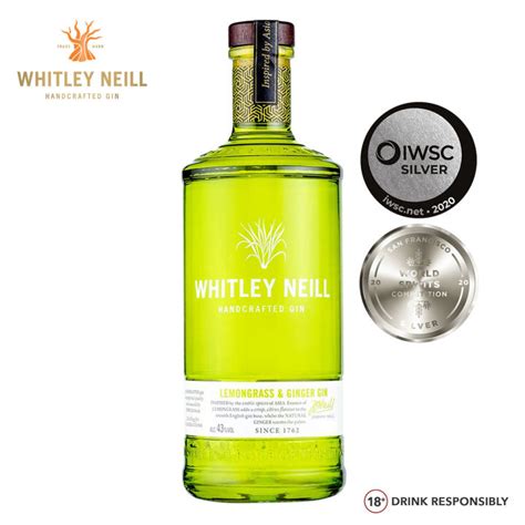 Whitley Neill Lemongrass Ginger Gin 43 United Kingdom 700ml Lazada PH