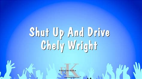 Shut Up And Drive Chely Wright Karaoke Version Youtube