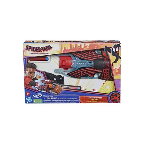 Hasbro Nerf Spider Man Verse Web Dart Blaster Miles Morales Tri Shot