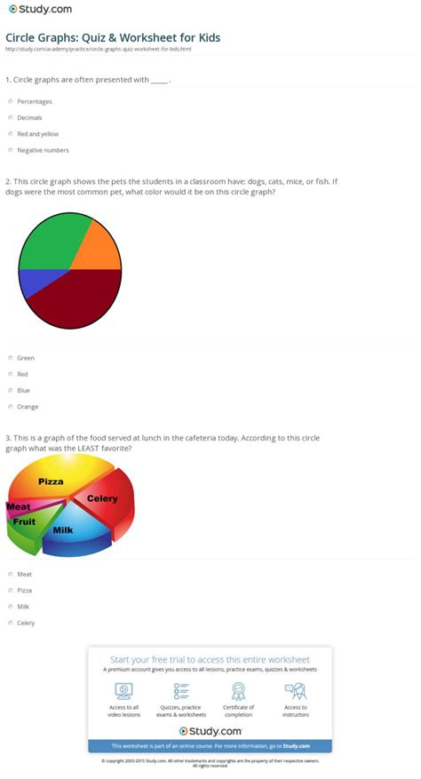 Circle Graph Worksheets — db-excel.com