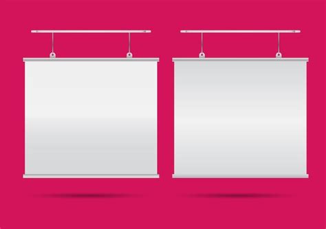 premium vector blank template frame mockup