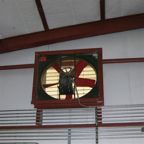 metal building ventilation systems vents  exhaust fans