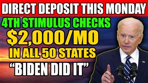 BIDEN FINALLY SIGNED IT NEW DEPOSITS OF 2 000 MO STIMULUS CHECKS