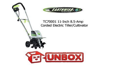 Earthwise Tc70001 11 Inch 85 Amp Electric Tillercultivator Unboxing