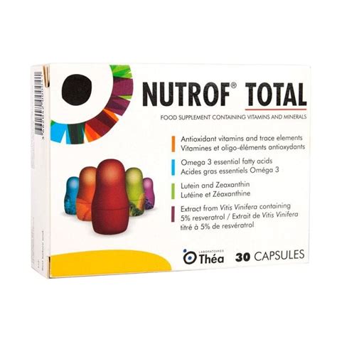 Nutrof Total 30 Capsule Thea Farmacia Morpheus