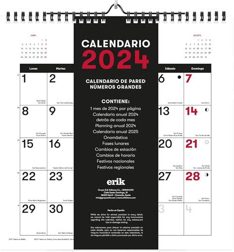 Calendario 2024 Mensile Con Fasi Lunari Hatti Koralle