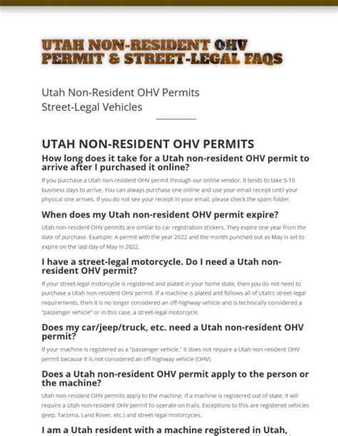 New Utah State Requirements For Ohvs Street Legal Or Otherwise