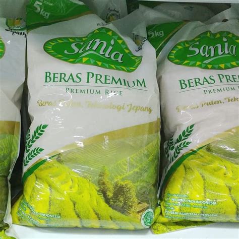 Jual SANIA Beras Lokal Premium 5kg Punel Kemasan Ekonomis Shopee