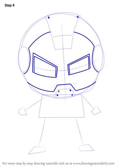 How To Draw Kawaii Ironman Kawaii Characters Step By Step