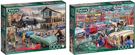 Jumbo Falcon De Luxe Level Crossing Jigsaw Puzzles For Adults