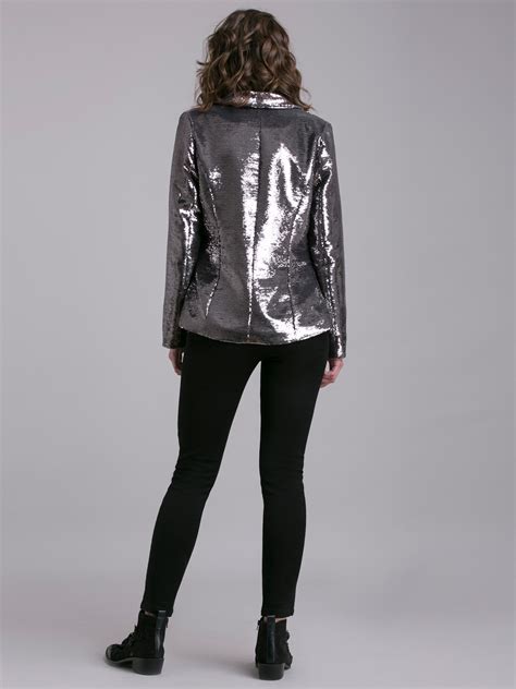 Silver Sequin Jacket