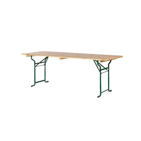 Table brasserie 220x70cm piètement tube