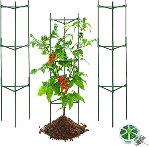 Amazon 3 Pcs Tomato Cages Assembled Tomato Cages For Garden Up