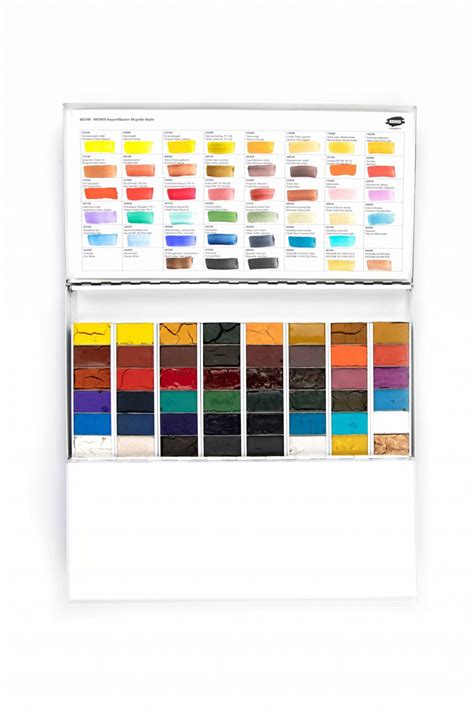 Kremer Watercolor Set Large Ready Made Colors Kremer Pigmente Online Shop