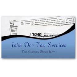 Income Tax Preparer professional custom made business cards - Custom Made Business Cards