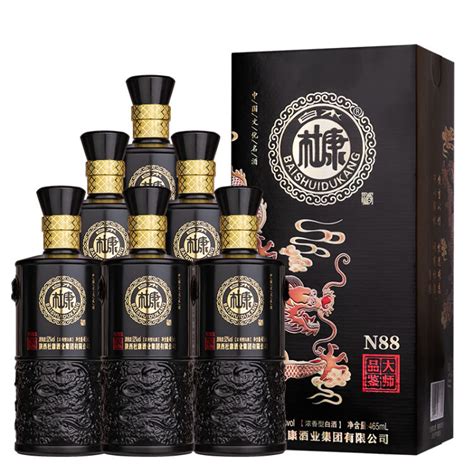 白水杜康 大师品鉴n88 浓香型高度白酒 52度 465ml6瓶 整箱装【图片 价格 品牌 评论】 京东