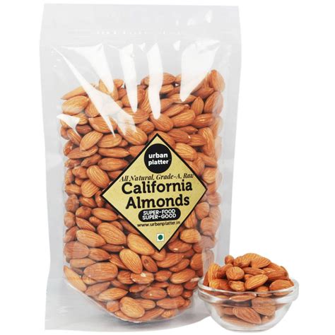 Organic California Almond Nuts Packaging 100 Gm 1 Kg Rs 720