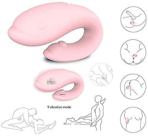 Vibrador De Casal Golfinho Berinjela Rosa