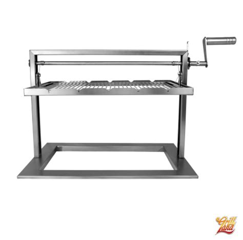 Kit Churrasqueira Gourmet Completo Grill Land Inox Braseiro De